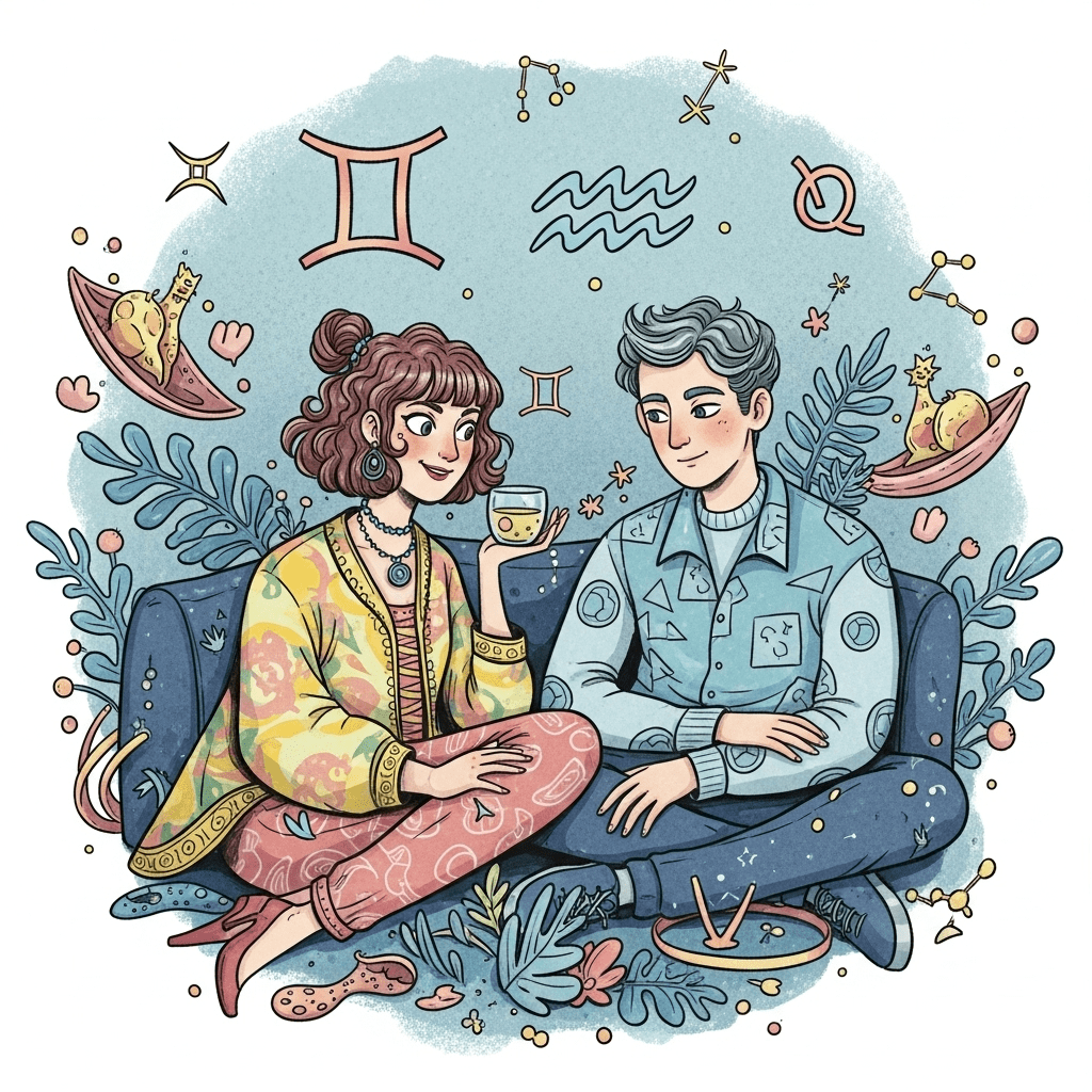 Gemini Woman & Aquarius Man