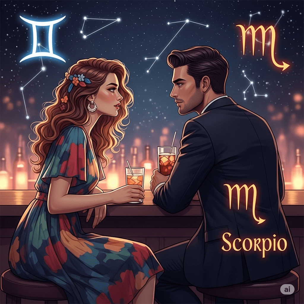 Gemini Woman & Scorpio Man